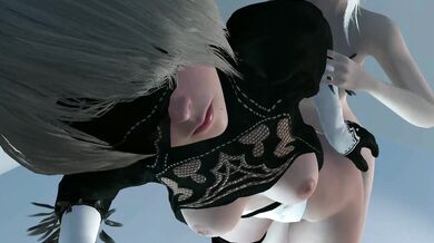 Futa Kaine and 2B Loops: A Silent Nasty Romp