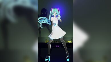 Hatsune Miku's Tight Pussy Gets Nailed by a Big Cock in Gishinanki
