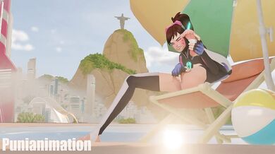 'One Hand Masturbation on the Beach'