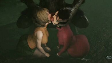 Rewritten as: "Sexy Women and a Werewolf Beast: A Wild Night of Lust"