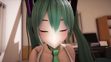 Big Breasts and Cybersex with the Famous Vocaloid: Hatsune Miku's Adventures as an Excited Doll
