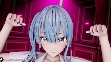 Jiggling Fuckfest - Hoshimachi Suisei, Kazama Iroha, Towa Ch. | Virtual Pornstar MMD X-Rated