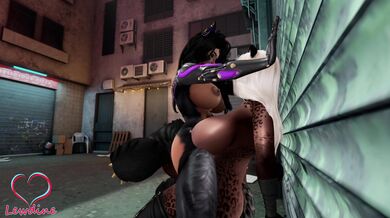 Helenya's Naughty Feline Shenanigans with Lewdine Lytton in the Alleyway