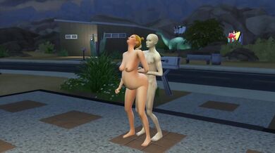 'A stinky alien humps a pregnant lady from behind in a steamy encounter'