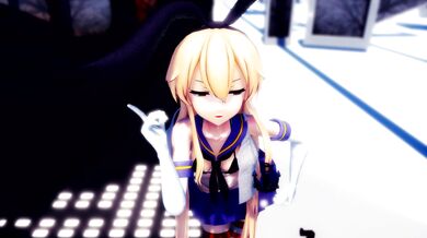 Shameless Shimakaze Gives Out Her Phone Number in This Masturbating 3D Anime Porn!