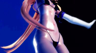 Shameless Shimakaze Gives Out Her Phone Number in This Masturbating 3D Anime Porn!