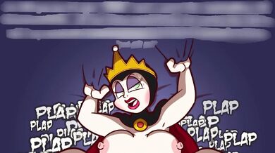 Evil Queen Grimhilde's Fiendish Monologue Gets Her Hardcore Pounding in Comic Dub Action!