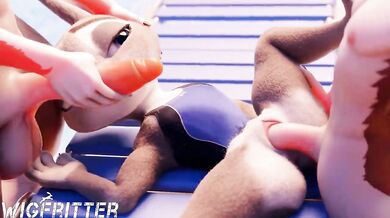 Swimming Pool Fun With Judy's Double D's