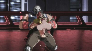 Massive Brute Lifts Sex Doll in Frenzied Hentai Porn Video