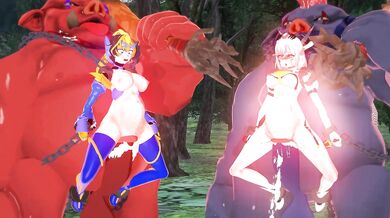 Monstrous Ride: Jeanne and Aguilera's Hellish Fuck Fest