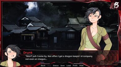 The horny dragon rampages through the village in Ravager: Chapter 1