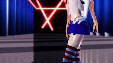 Sexy Schoolgirl Shimakaze's Slutty Orgy with Her Horny Classmates [R18]