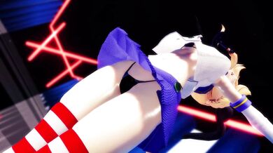 Sexy Schoolgirl Shimakaze's Slutty Orgy with Her Horny Classmates [R18]