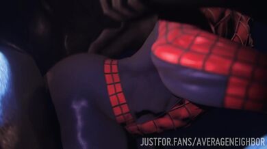 'Venom and Spider-Man in the Bedroom - A Toys' Playground'