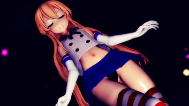 Furious Fucking with the Marine Bloomers by Shimakaze in MMD R15 Porn Video