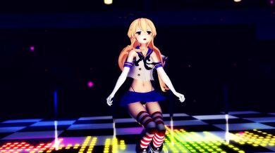 Furious Fucking with the Marine Bloomers by Shimakaze in MMD R15 Porn Video