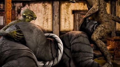 The Lizard Queen and her Kitty Companion: A Tale of Reptilian Love