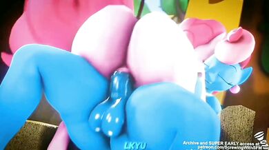 Unfastened Pony Playtime with Multiple Lovers in the Backseat