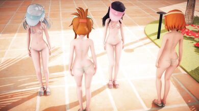 Wet Dance Sisters Shake It (000MMD)