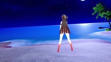 Lingsha Lushes Over Haniwa's Tiny Nature Sanctuary in MMD Porn Video