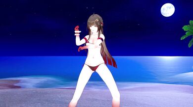 Lingsha Lushes Over Haniwa's Tiny Nature Sanctuary in MMD Porn Video