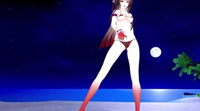 Lingsha Lushes Over Haniwa's Tiny Nature Sanctuary in MMD Porn Video