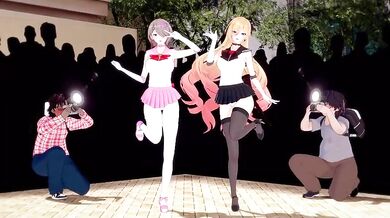 Thrusting their weapons deep into the flesh of everyday citizens, Rita and Durandal love to the people with each thrust.