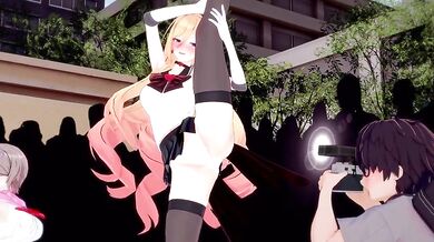 Thrusting their weapons deep into the flesh of everyday citizens, Rita and Durandal love to the people with each thrust.