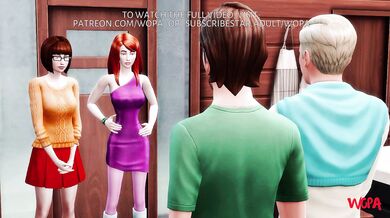 Jungle Betrayal: Velma and Daphne's Hot Lesbian Threesome