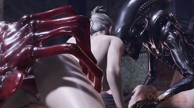 'Tifa and Scarlet Love Alien Abduction'