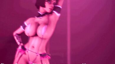 Elizabeth Goes Topless and Teases Her Way to the Bottom