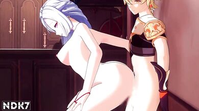 The Traveler's Torturous Punishment by the Merciless Shenhe [NDK7]