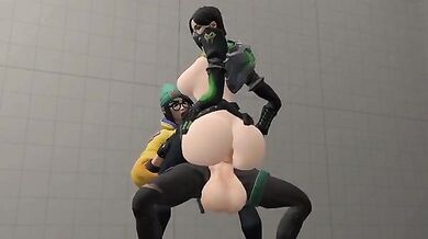 The Busty Assassin and Her Sexy Partner Enjoy a Delicious Burger