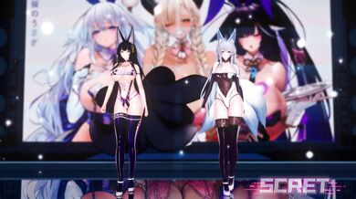 Musashi and Shinano: Baam Sex & Dance