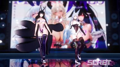 Musashi and Shinano: Baam Sex & Dance