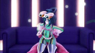 Wet Tsuyu Asui & Ultra Hero (My Hero Academia)