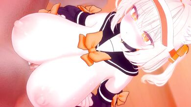 Busty Neko Queen's Tit-Cocking Metamorphosis