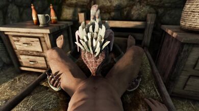 Fucking a Green-Skinned Lizard Bitch - Nord's POV