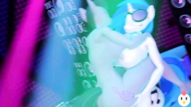 A futanari DJ's wild night of anal pounding in the club!