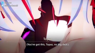 Hardcore Interracial Threesome on a Train with Topaz in 'Honkai: Star Rail' [Miruno]