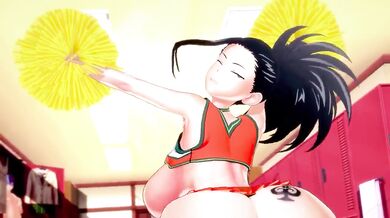 Superhero Saved by Momotarou's Yaoyorozu's Lustful Fuck