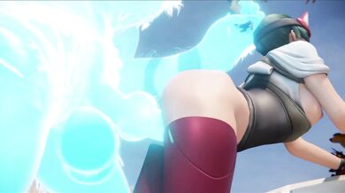 Kiriko's Tail Gets Pounded by the Hairy Spirit Wolf Doggy-Style, Rekin3D-Inspired!