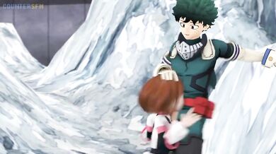 'The Nerdy Trio and the Speeding Train: Deku's Wild Ride'