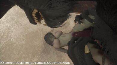 Slimy Cum-Filled Orc Sluts Get Fucked in the Ass and Mouth by Horny Elves, Dwarves, and Humans