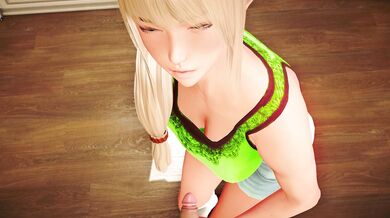 Lustful Elf Lyriel Takes Control of Her Desires