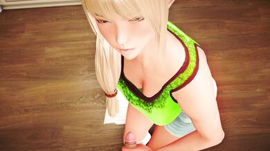 Lustful Elf Lyriel Takes Control of Her Desires