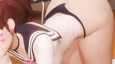D.Va Gets Her Boobs Fucked Hard in Overwatch's Hottest Hentai Video Yet!