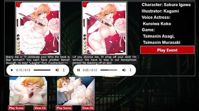 Sakura Igawa's Sexy Wedding Night with Taimanin Asagi: A Battle for Pleasure