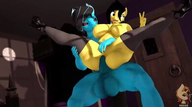 The sexy librarian gets a surprise visit from her crush, the school janitor!