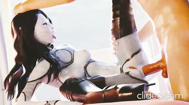 'Avatar's Neytiri Takes a Big Anal Dildo from Gifdozer'